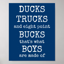 Conjunto de impressão de pôster do que meninos são