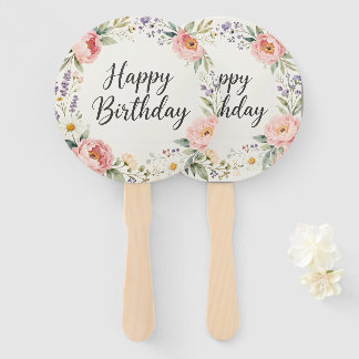 Conjunto de Leques para Festa Floral | Decoração d