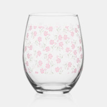 Conjunto de Louças para Bebidas Floral Rosa