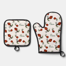 Conjunto de Luvas e Suportes para Panela com Estam