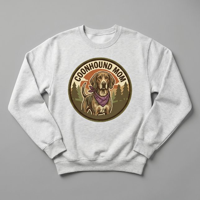 Conjunto de Mãe do Coonhound Camiseta Mãe de Cacho (Criador carregado)