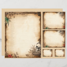 Conjunto de menus Pirate Fantasy