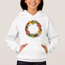 Conjunto de Natal Menina Capuz de Pulôver