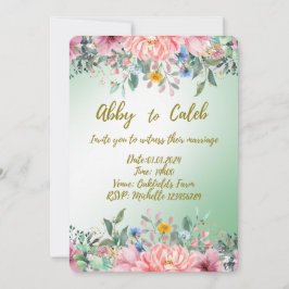 Conjunto de Noivado: Convite