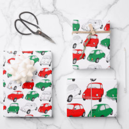 Conjunto de papel de empacotamento do padrão do ca