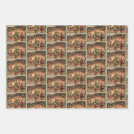 Conjunto de Papel de Moldagem de Elfos de Natal 2