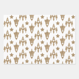 Conjunto de Papel de Moldagem de Espaço