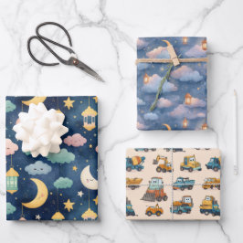 Conjunto de Papel de Presente para Bebê Islâmico 3