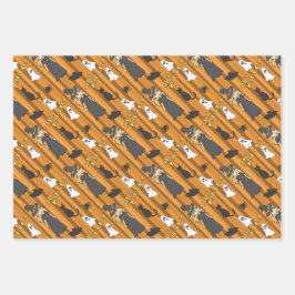 Conjunto de Papel de Quebra de Halloween