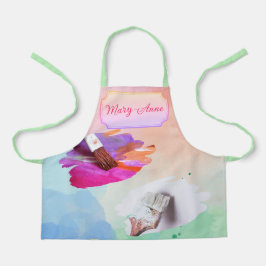 Conjunto de pintura e pincel para pequenos artista