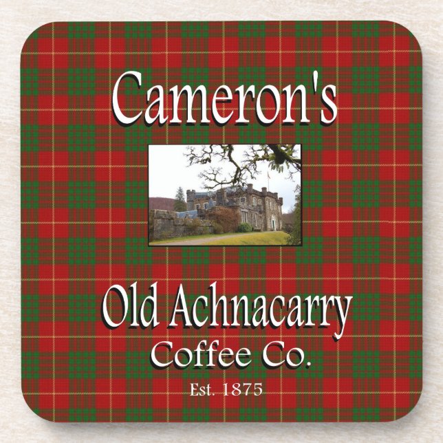 Conjunto de Porta-copos da Cameron's Old Achnacarr (Frente)