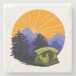 Conjunto de Porta-Copos de Acampamento em Tenda