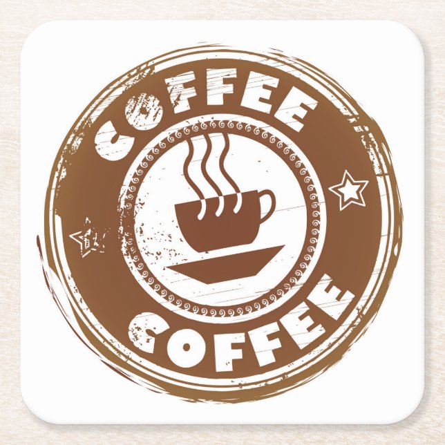 Conjunto de Porta-copos de Café Abstrato Muito Leg (Frente)