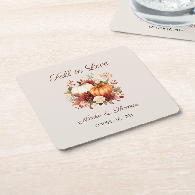 Conjunto de Porta-Copos de Casamento Apaixonado, N (Inclinado)