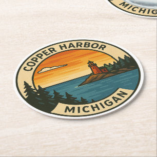 Conjunto de Porta-Copos de Copper Harbor