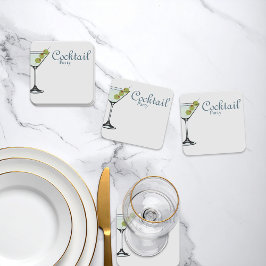 Conjunto de Porta-copos de Festa de Coquetel de Co
