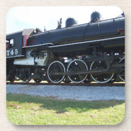 Conjunto de porta-copos de locomotiva a vapor