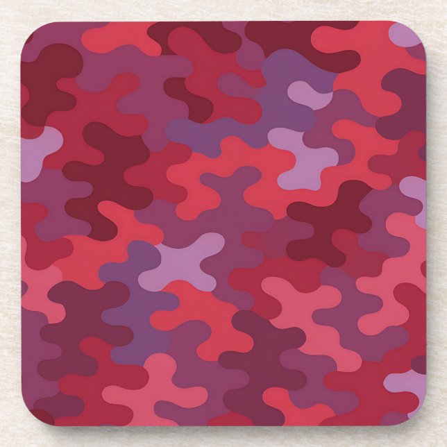 Conjunto de Porta-copos de Plástico Camuflado Burg (Frente)