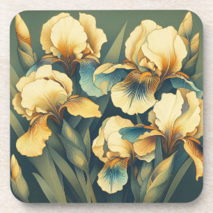 Conjunto de porta-copos de plástico rígido Art Dec