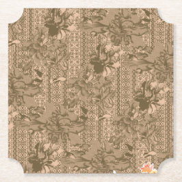 Conjunto de Porta-Copos Floral Vintage | Luxo Neut