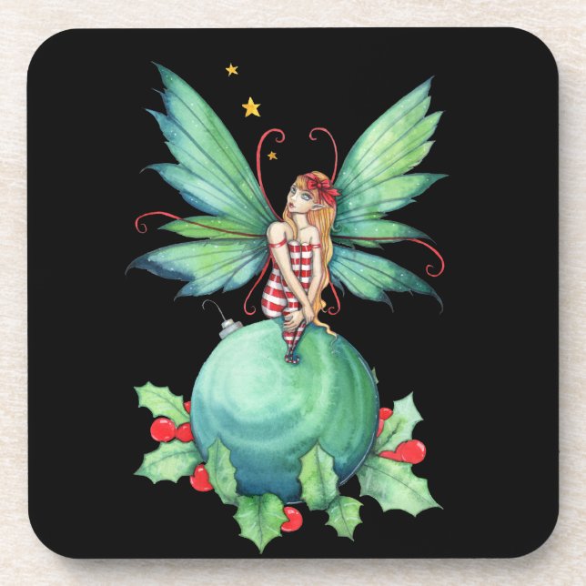 Conjunto de Porta-Copos Little Christmas Fairy (Frente)
