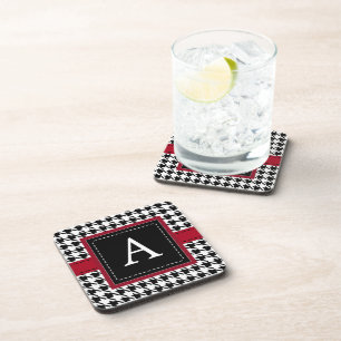 Conjunto de Porta-Copos Monogramado Retro