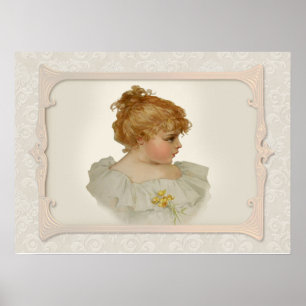 Conjunto de Poster de Crianças de Vintage