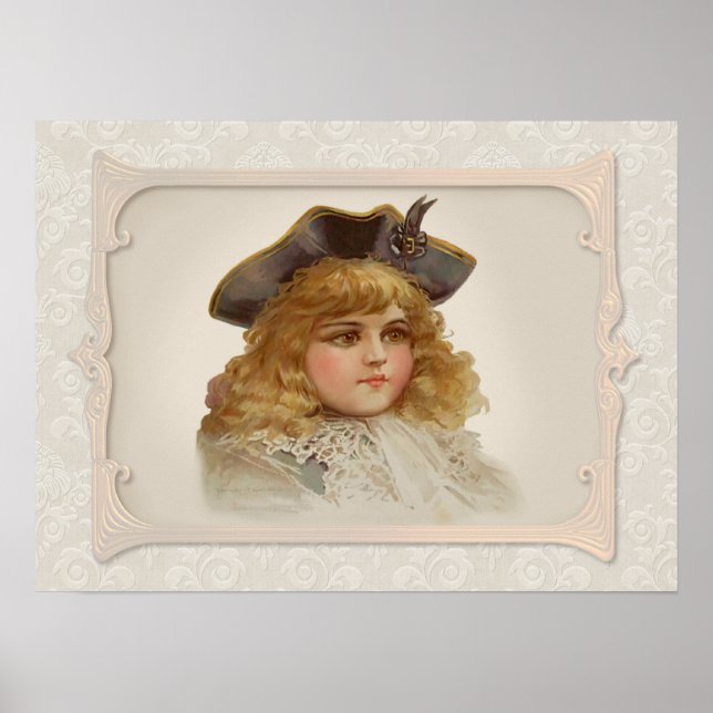 Conjunto de Poster de Crianças de Vintage (Frente)