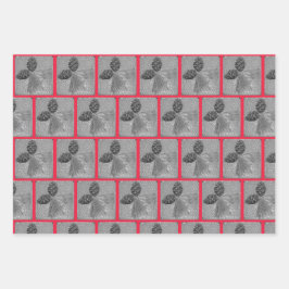 Conjunto de Quebra de Presente de 3 folhas Pinecon