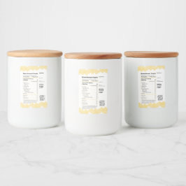 Conjunto de rótulos de alimentos de mel