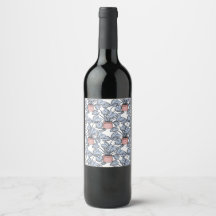 Conjunto de rótulos de alimentos e bebidas