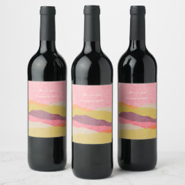 Conjunto de rótulos de alimentos e bebidas paisage
