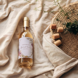 Conjunto de Rótulos de Comidas e Bebidas de Flor S