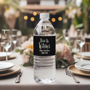 Conjunto de Rótulos de Garrafa de Água Bebam Bruxa