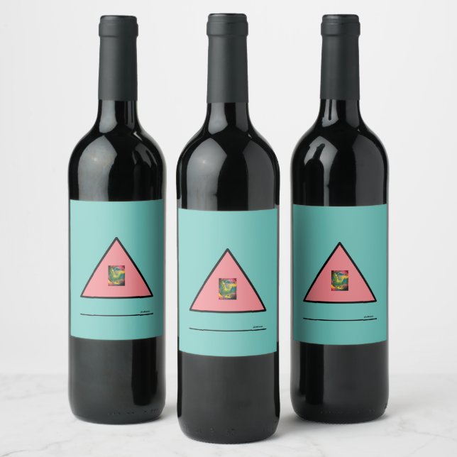 Conjunto de rótulos para comidas e bebidas (6) "Pe (Garrafas)