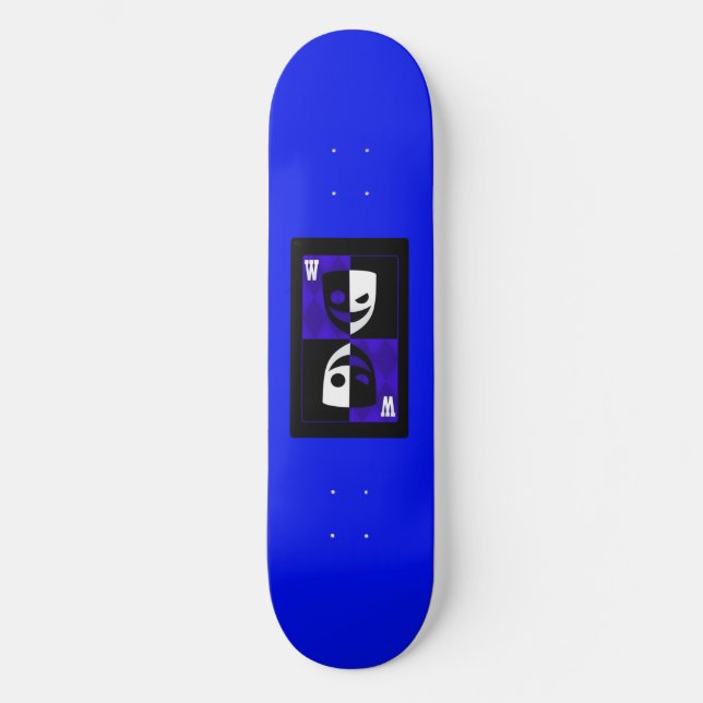 Conjunto de Skate Blue Wilcard Faces (Frente)