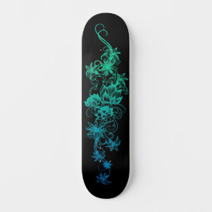 Conjunto de Skate Floral para Meninas e Mulheres A
