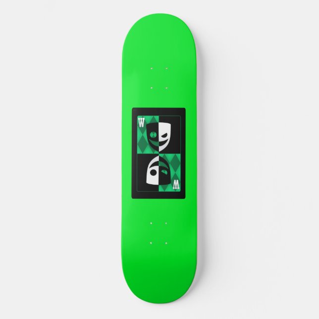 Conjunto de Skate Green Wilcard Faces (Frente)