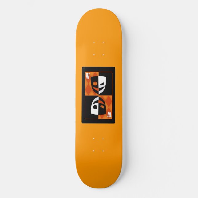 Conjunto de Skate Orange Wilcard Faces (Frente)