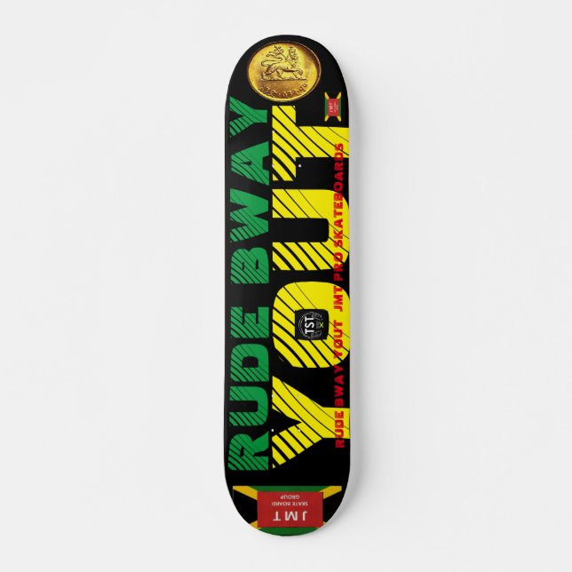 Conjunto de skate RUDE BWAY YOUT JMT 7 3/4" (Frente)