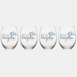 Conjunto de Taças de Vinho para Aluguel de Férias 