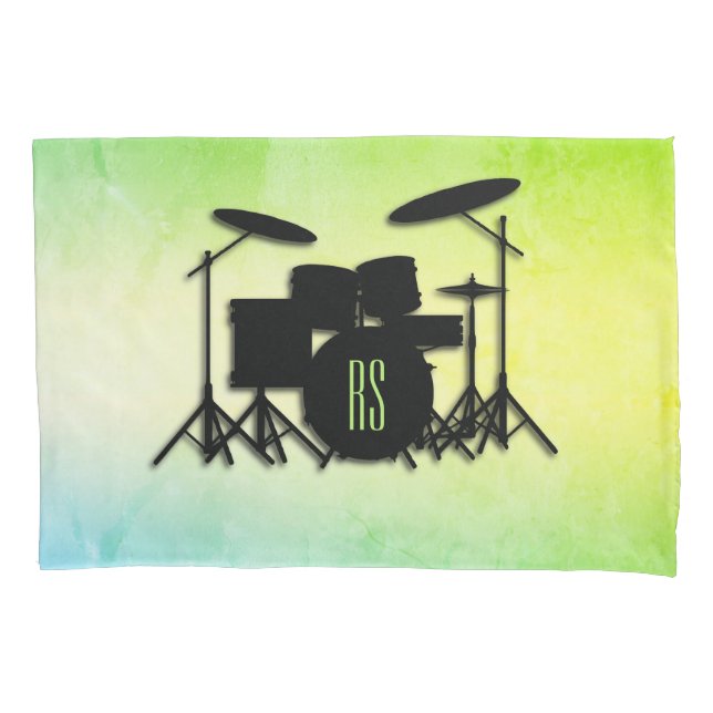 Conjunto de Tambores Monograma Verde (Frente)