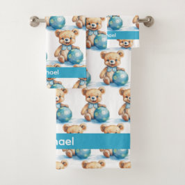Conjunto de Toalha de Banho para Bebê e Criança Me