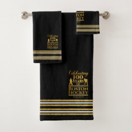 Conjunto De Toalhas 100 Anos De Hóquei Em Boston