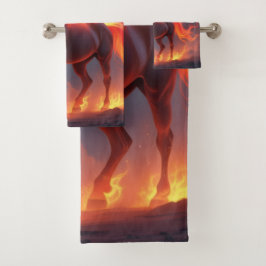 Conjunto De Toalhas „2026 – Das Jahr des Feuerpferds“