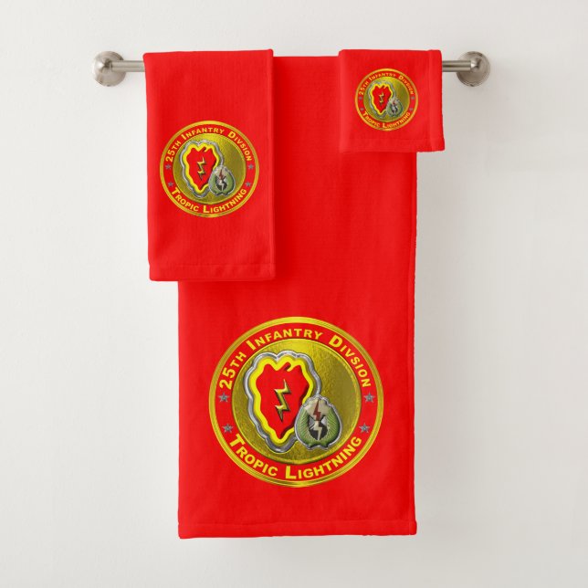 Conjunto De Toalhas 25ª Divisão de Infantaria  (Insitu)