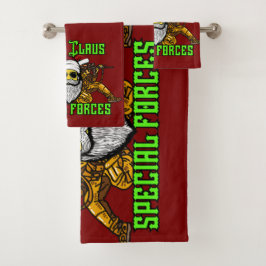 Conjunto De Toalhas 2. Papais noeis, forças especiais, exército