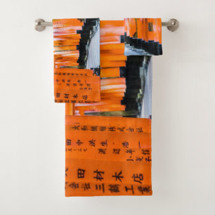 Conjunto De Toalhas 50 tons de laranja - Senbon Torii, Quioto