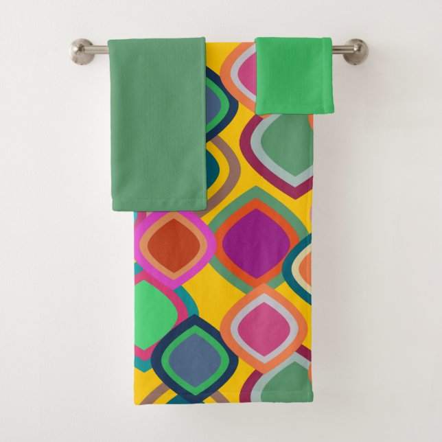 Conjunto De Toalhas 70s Cores (Insitu)