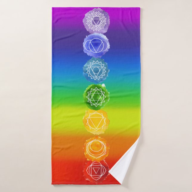 Conjunto De Toalhas 7 Chakras (Toalha de Banho)